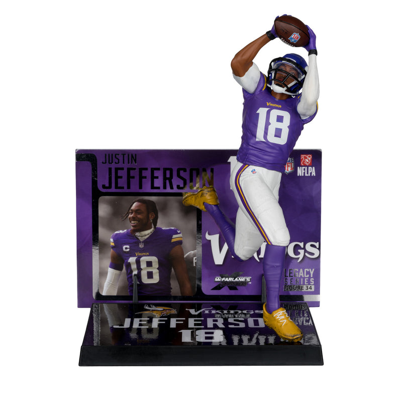 Justin Jefferson McFarlane's SportsPicks Legacy Series Action Figure Minnesota Vikings Collectibles McFarlane Toys