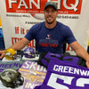 Chad Greenway Autographed Purple Pro-Style Jersey Autographs FanHQ