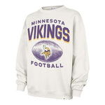 Minnesota Vikings Women's '47 Brand Sandstone Arch Cloud Crewneck Womens 47 Brand