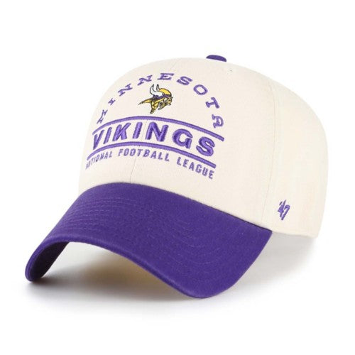 Minnesota Vikings '47 Brand Natural Windham Clean Up Adjustable Hat Hats 47 Brand