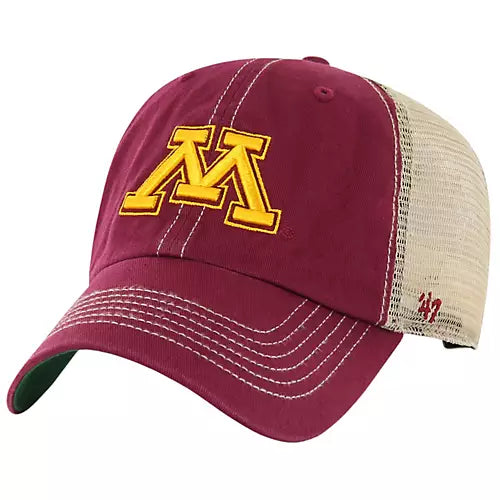 Minnesota Gophers '47 Brand Cardinal Clean Up Trawler Adjustable Hat Hats 47 Brand