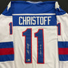 Steve Christoff Autographed USA White Olympic-Style Jersey w/ 1980 Gold Inscription Autographs Fan HQ