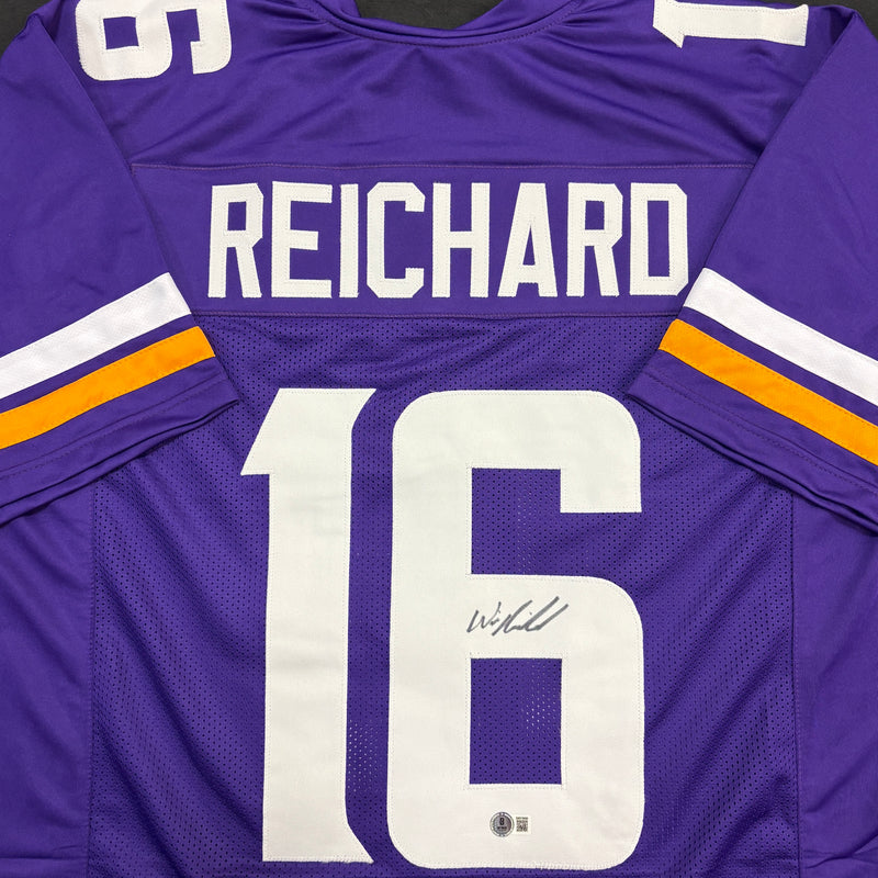 Will Reichard Autographed Purple Pro-Style Jersey