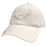 Minnesota Wild adidas Cream Zero Dye Slouch Adjustable Hat