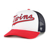 Minnesota Twins '47 Brand Cooperstown Rewind Script Trucker Snapback Hat