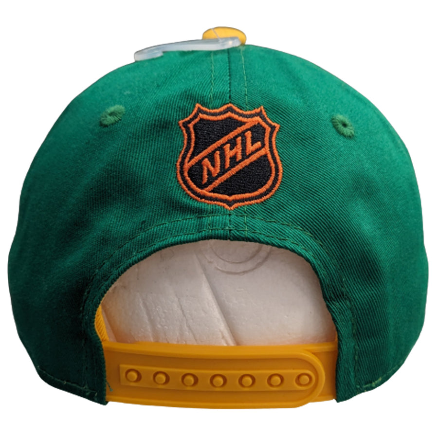 NEW Fanatics Minnesota Wild Reverse Retro Logo Green Snapback Hat