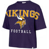 Minnesota Vikings Women's '47 Brand Purple Outreach City Tee Womens 47 Brand