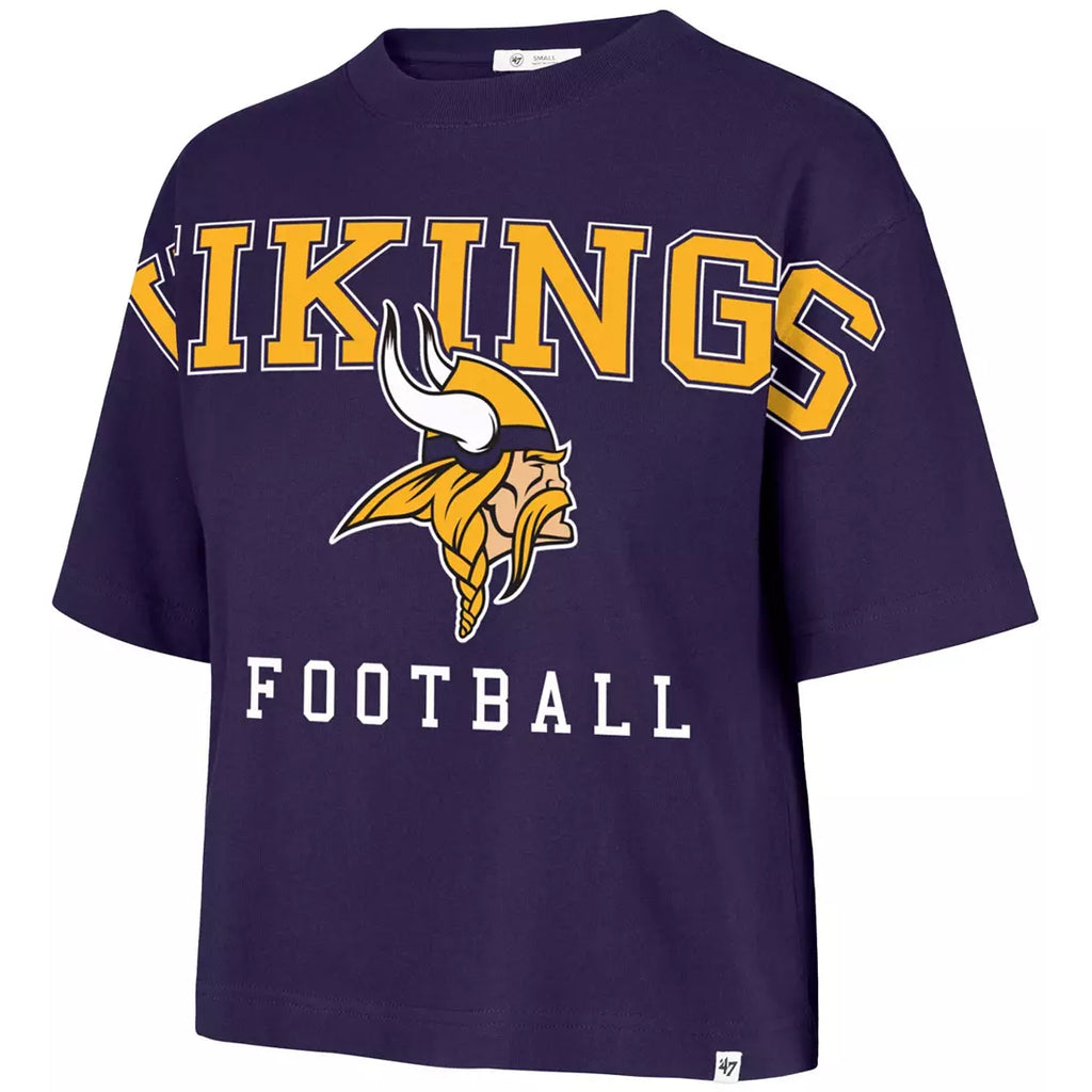 Minnesota Vikings Women's '47 Brand Purple Outreach City Tee Womens 47 Brand