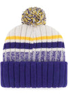 Minnesota Vikings '47 Brand Natural Long Range Cuff Knit w/ Pom