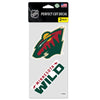 Minnesota Wild 2-pack 4" x 4" Perfect Cut Color Decals Collectibles Wincraft