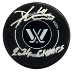 Denisa Krizova Autographed PWHL Minnesota Official Game Puck w/ 2024 Champs Inscription Autographs FanHQ