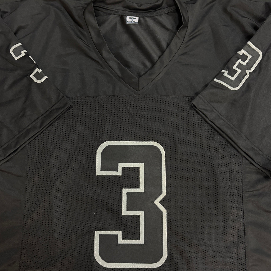 Jordan Addison Autographed Black Pro-Style Jersey Autographs FanHQ