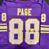 Alan Page Autographed Purple 1969 Pro-Style Jersey Autographs FanHQ   