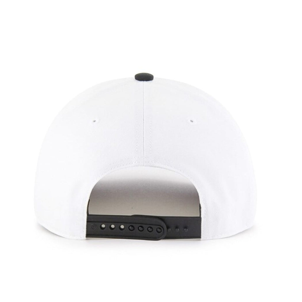 Minnesota Timberwolves '47 White/Black Hardwood Classic Adjustable Hitch Hat Hats 47 Brand