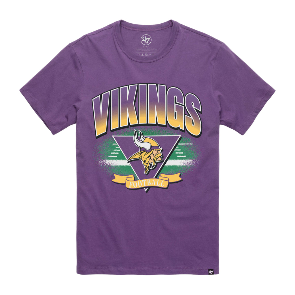 Minnesota Vikings '47 Brand Purple Franklin Tee T-Shirts 47 Brand
