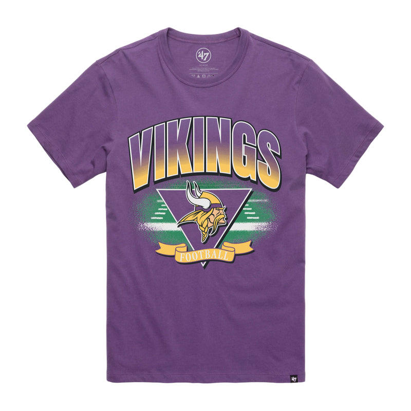 Minnesota Vikings '47 Brand Purple Franklin Tee T-Shirts 47 Brand