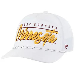 Minnesota Gophers '47 Brand White Hitch Condor Adjustable Hat Hats 47 Brand