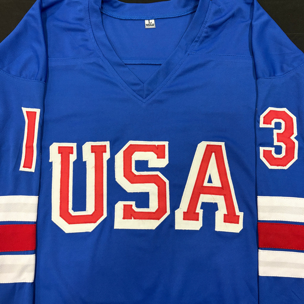 Grace Zumwinkle Autographed Olympic-Style Jersey w/ 2026 Gold Inscription Autographs FanHQ