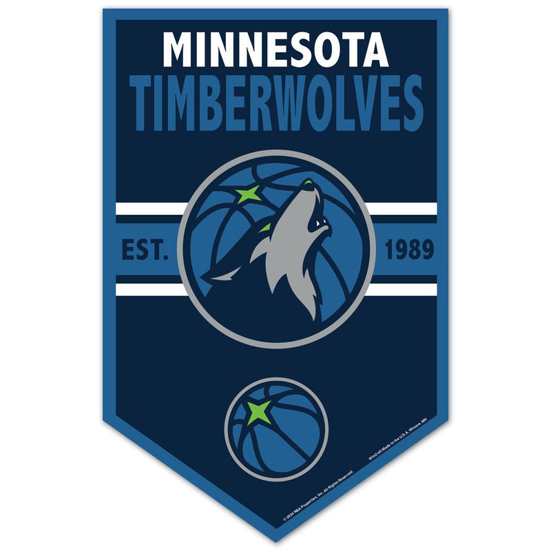 Minnesota Timberwolves 11" x 17" Wood Sign Collectibles Wincraft