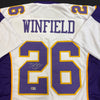 Antoine Winfield Autographed White Pro-Style Jersey Autographs FanHQ