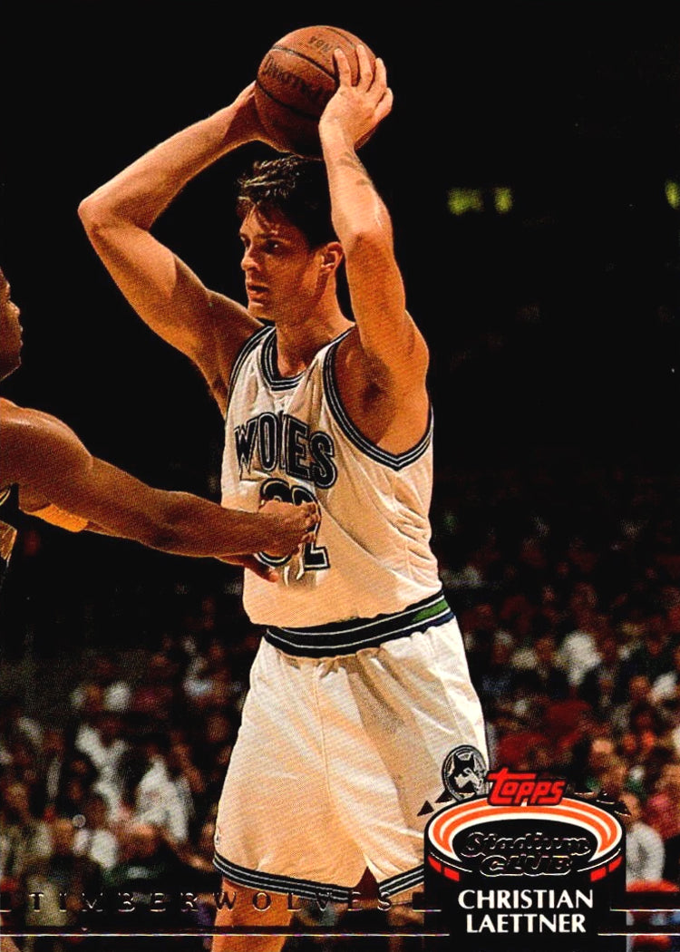 PRE-ORDER: Christian Laettner Autographed Rookie Card (Various to Choose From) Autographs FanHQ 1992-93 Stadium Club #218