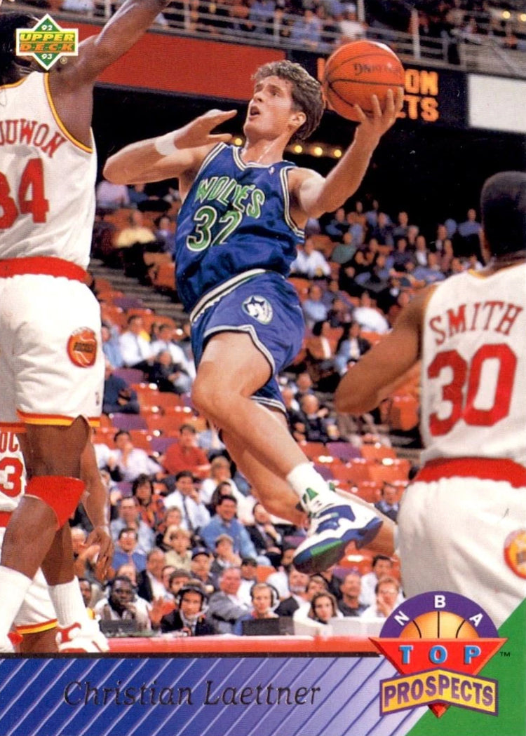 PRE-ORDER: Christian Laettner Autographed Rookie Card (Various to Choose From) Autographs FanHQ 1992-93 Upper Deck #472 Top Prospects