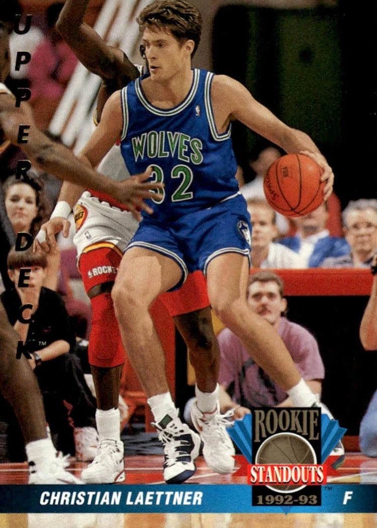 PRE-ORDER: Christian Laettner Autographed Rookie Card (Various to Choose From) Autographs FanHQ 1992-93 Upper Deck Rookie Standouts #RS13