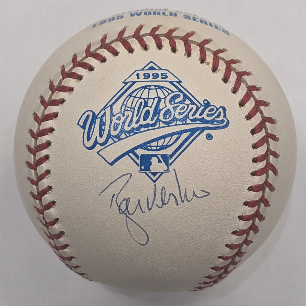 Ryan Klesko Autographed Rawlings 1995 World Series Baseball Atlanta Braves Autographs FanHQ   