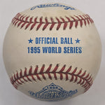 Javy Lopez Autographed Rawlings 1995 World Series Baseball Atlanta Braves Autographs FanHQ   