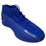 Anthony Edwards Autographed AE 1 "Velocity Blue" Shoe (Silver Autograph) Autographs FanHQ