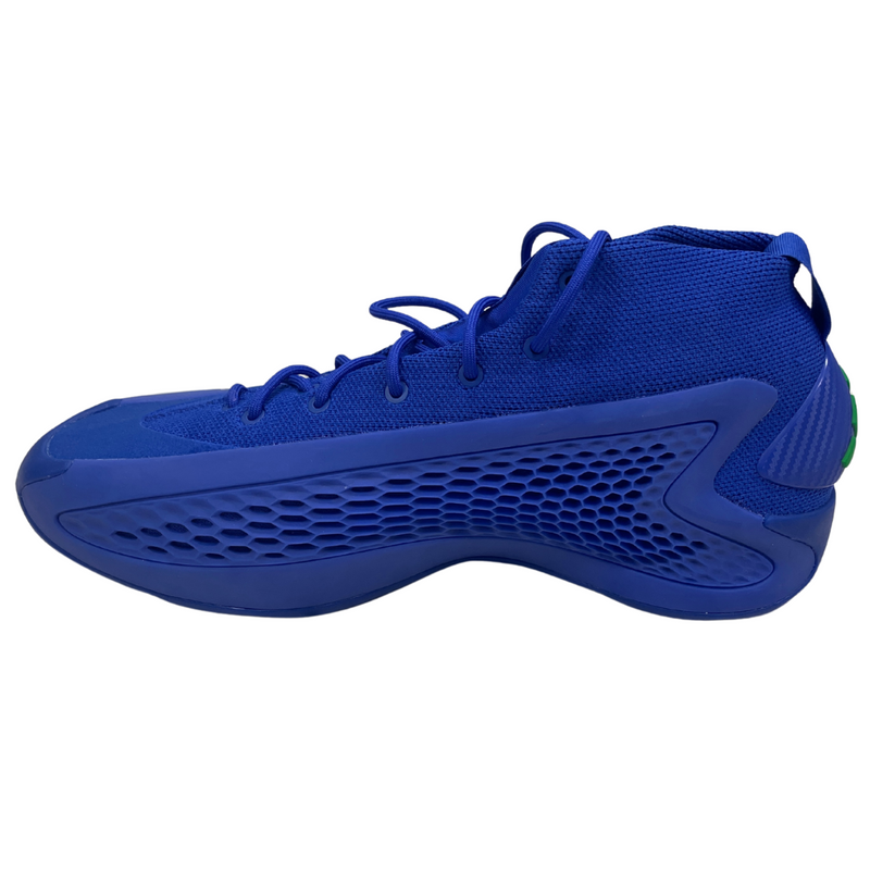 Anthony Edwards Autographed AE 1 "Velocity Blue" Shoe (Silver Autograph) Autographs FanHQ