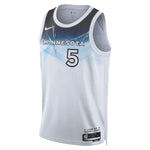 Anthony Edwards Nike White Minnesota Timberwolves 2024-25 City Edition Swingman Jersey Jerseys Nike