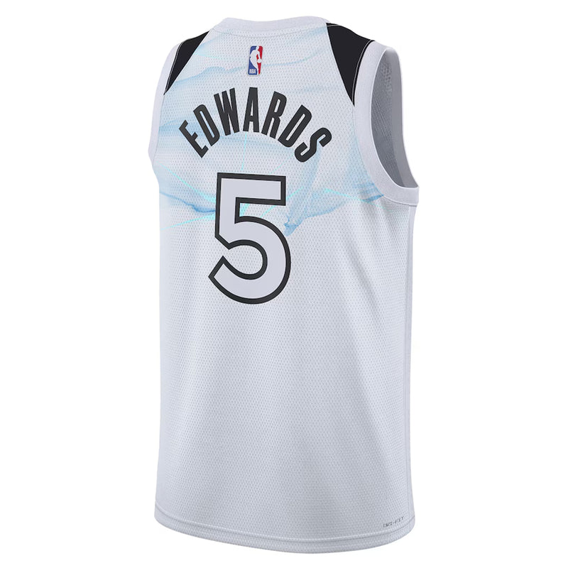 Anthony Edwards Nike White Minnesota Timberwolves 2024-25 City Edition Swingman Jersey Jerseys Nike