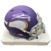 Jordan Addison Autographed Minnesota Vikings Classic Mini Helmet Autographs FanHQ   