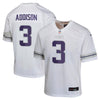 AVAILABLE IN-STORE ONLY! Jordan Addison Youth Minnesota Vikings Nike White Alternate Game Jersey Jersey Nike