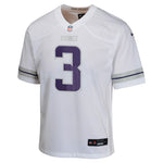 AVAILABLE IN-STORE ONLY! Jordan Addison Youth Minnesota Vikings White Nike Alternate Game Jersey Jersey Nike   