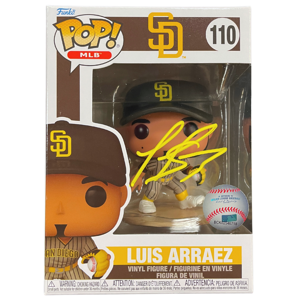 Luis Arraez Autographed Funko Pop! Vinyl Figure San Diego Padres Autographs FanHQ