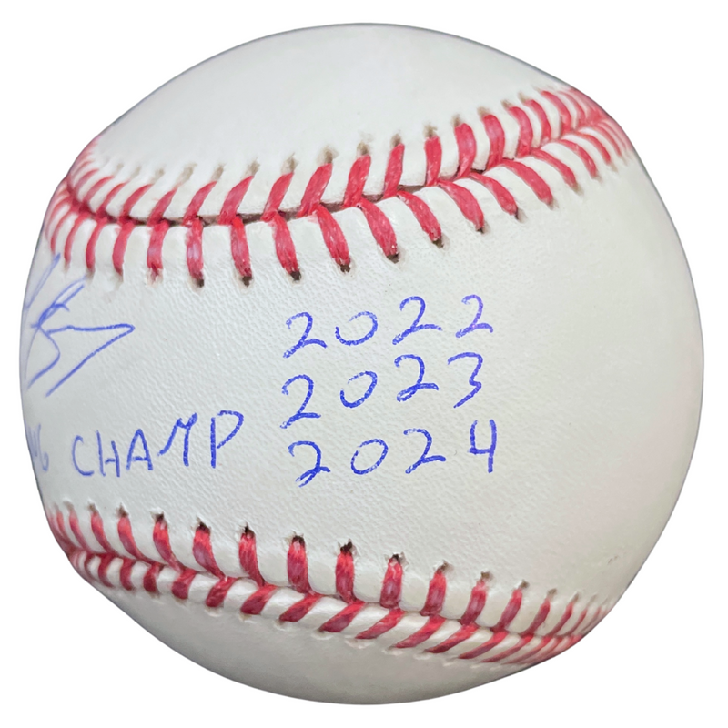 Luis Arraez Autographed Rawlings OMLB Baseball w/ Batting Champ 2022 2023 2024 Inscription Autographs FanHQ