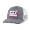 Minnesota Twins '47 Brand Gray Ellington Trucker Snapback Hat