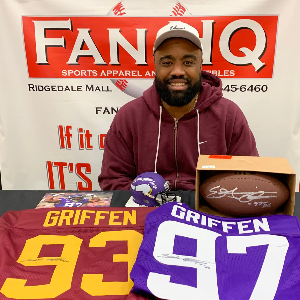 Everson Griffen Autographed College-Style Jersey Autographs FanHQ