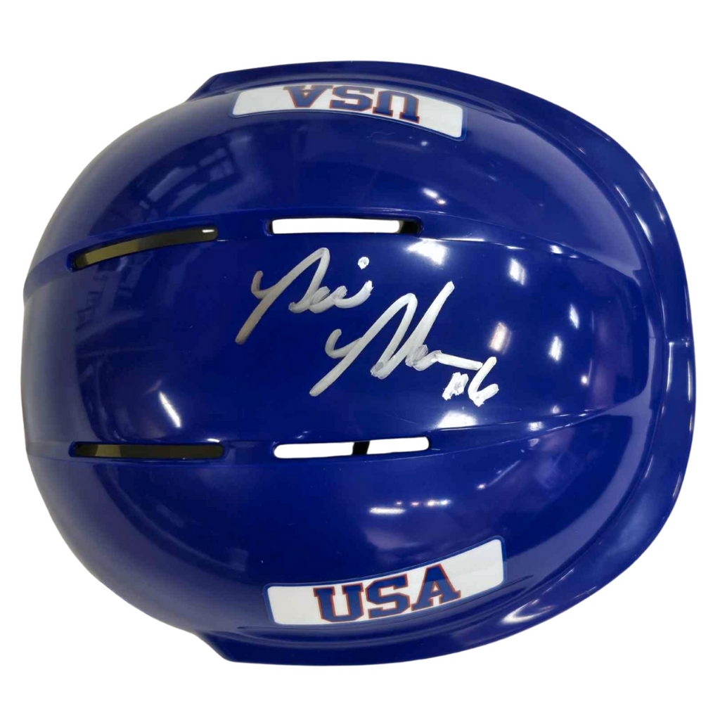 Bill Baker Autographed Royal Blue Mini Helmet Autographs FanHQ