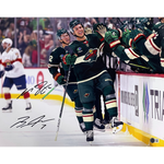 Brock Faber & Matt Boldy Autographed Minnesota Wild 16x20 Photo Autographs FanHQ