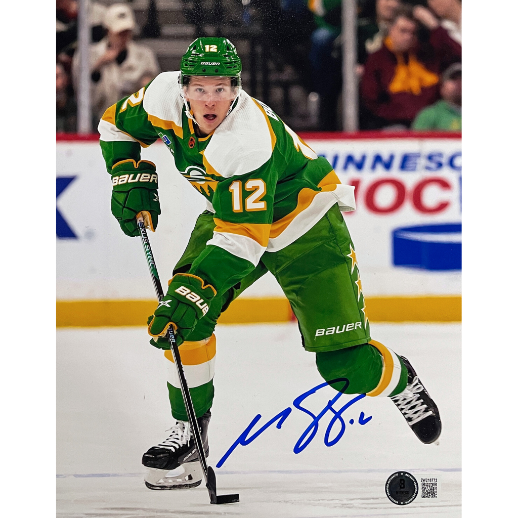 Matt Boldy Autographed Minnesota Wild 8x10 Photo Autographs FanHQ