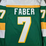 Brock Faber Minnesota Wild Green Alternate Fanatics Breakaway Replica Jersey Jersey Fanatics