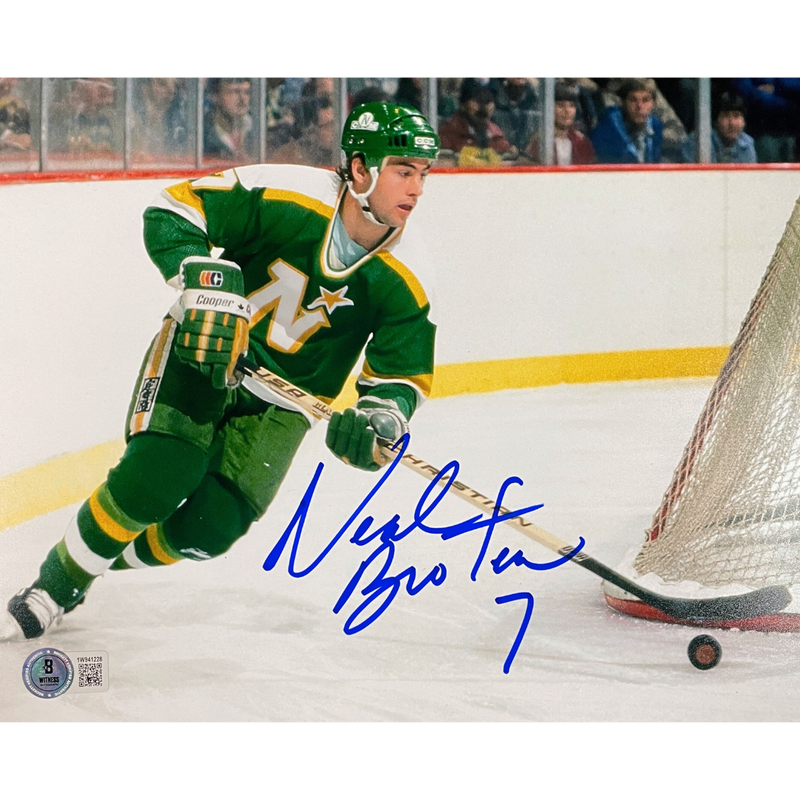 Neal Broten Autographed North Stars 8x10 Photo Autographs FanHQ   