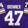 Joey Browner Autographed Purple Pro-Style Jersey w/ Fan HQ COA