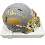 Joey Browner Autographed Minnesota Vikings Slate Mini Helmet Autographs FanHQ   