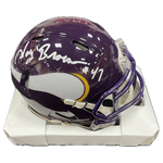 Joey Browner Autographed Minnesota Vikings Speed Throwback Mini Helmet