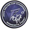 Brooke Bryant Autographed Minnesota Frost Walter Cup Champions Two-Sided Logo Puck