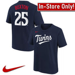 AVAILABLE IN-STORE ONLY! Byron Buxton Youth Nike Navy Minnesota Twins Player Tee Kids Nike   